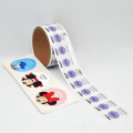 High quality transparent label sticker printing